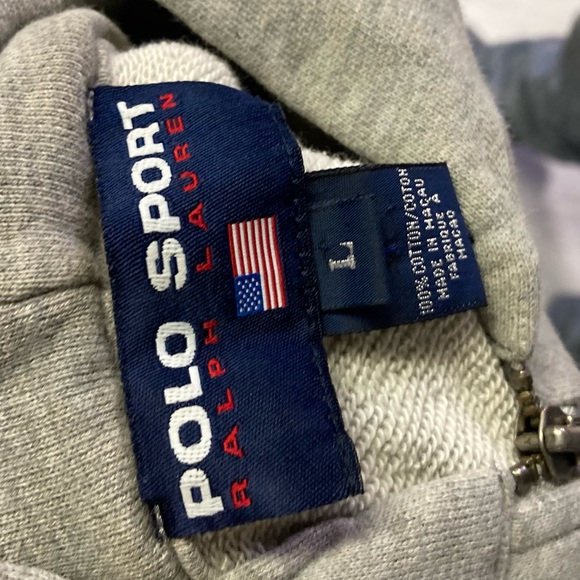 Polo Ralph Lauren Tops Vintage Polo Sport Zip Up Hoodie Poshmark
